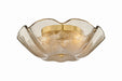 Mitzi Canada - Three Light Flush Mount - Leona - Aged Brass- Union Lighting Luminaires Decor