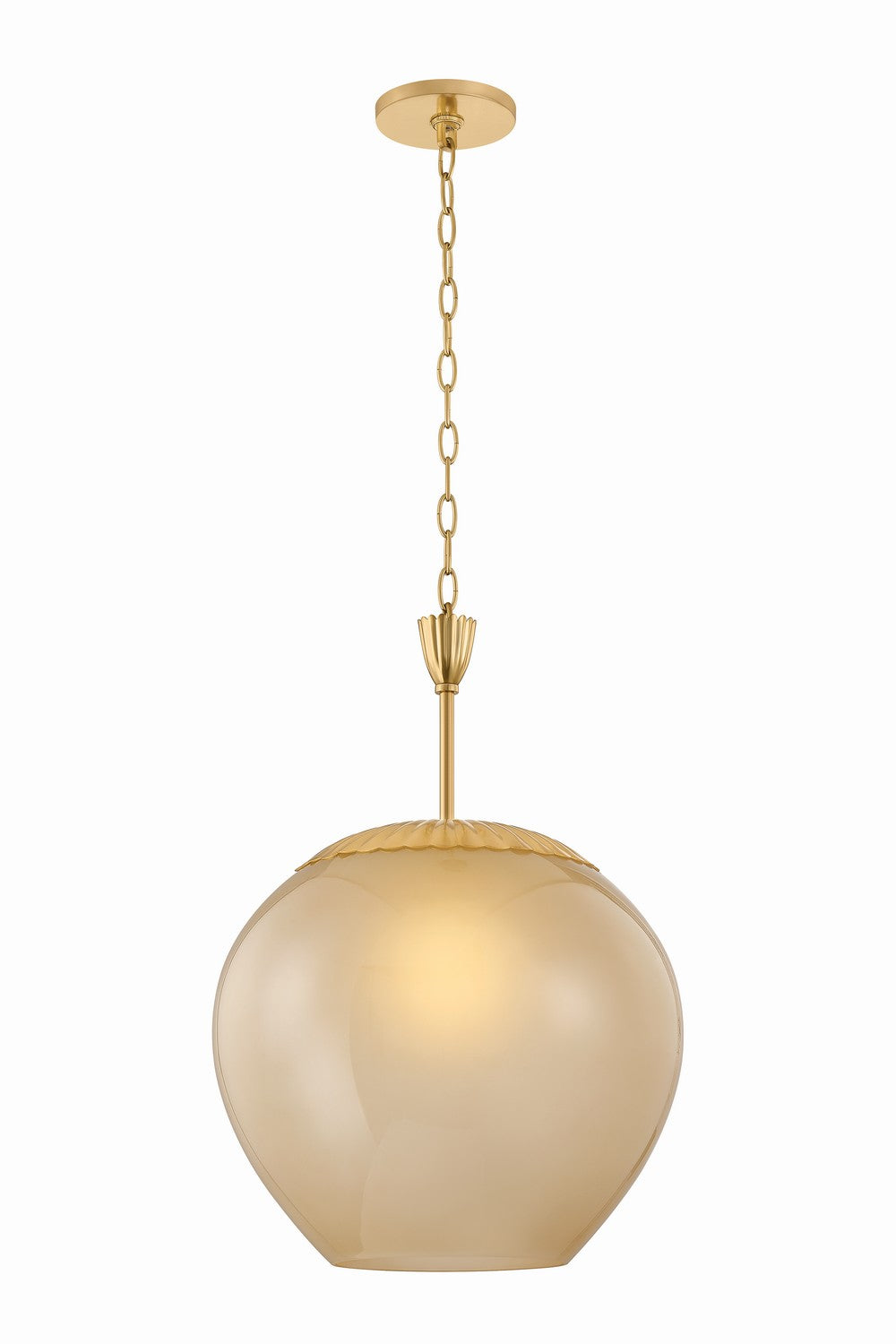 Mitzi Canada - One Light Pendant - Gilda - Aged Brass- Union Lighting Luminaires Decor