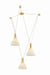 Mitzi Canada - Three Light Chandelier - Eileen - Aged Brass- Union Lighting Luminaires Decor