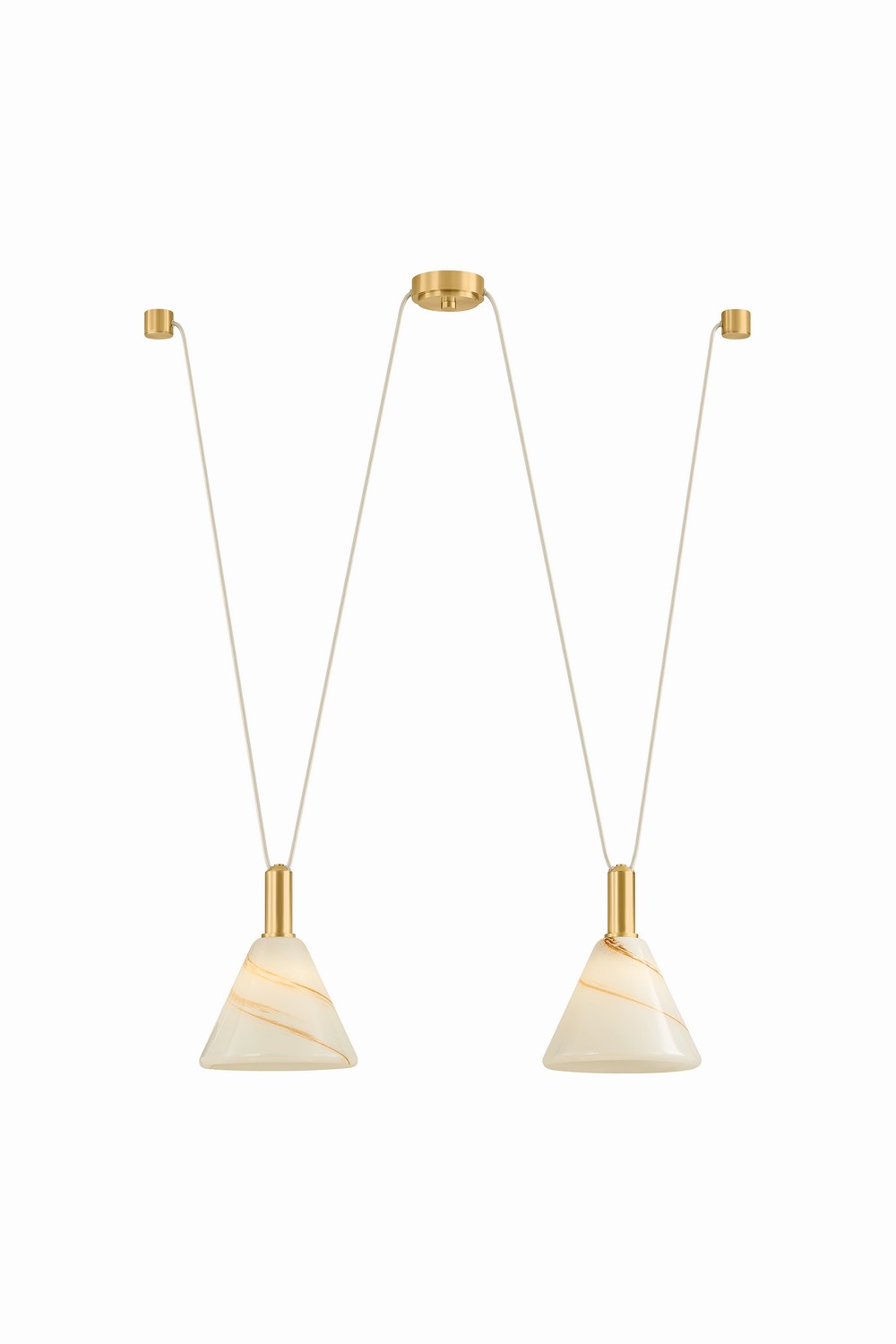 Mitzi Canada - Two Light Linear Pendant - Eileen - Aged Brass- Union Lighting Luminaires Decor