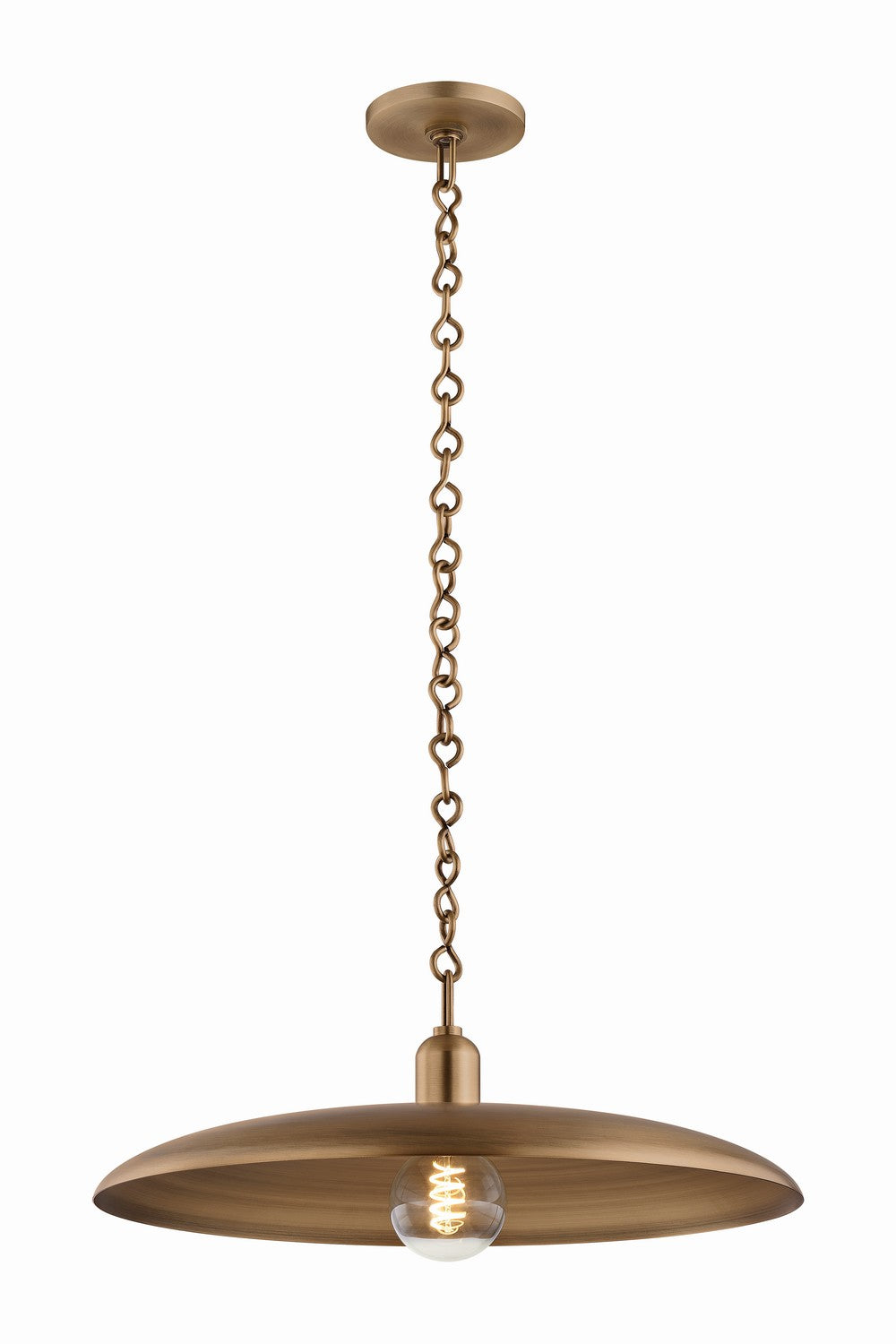 Mitzi Canada - One Light Pendant - Mamie - Patina Brass- Union Lighting Luminaires Decor
