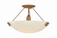 Mitzi Canada - One Light Semi Flush Mount - Vivienne - Patina Brass- Union Lighting Luminaires Decor