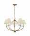 Mitzi Canada - Five Light Chandelier - Brinlea - Patina Brass- Union Lighting Luminaires Decor