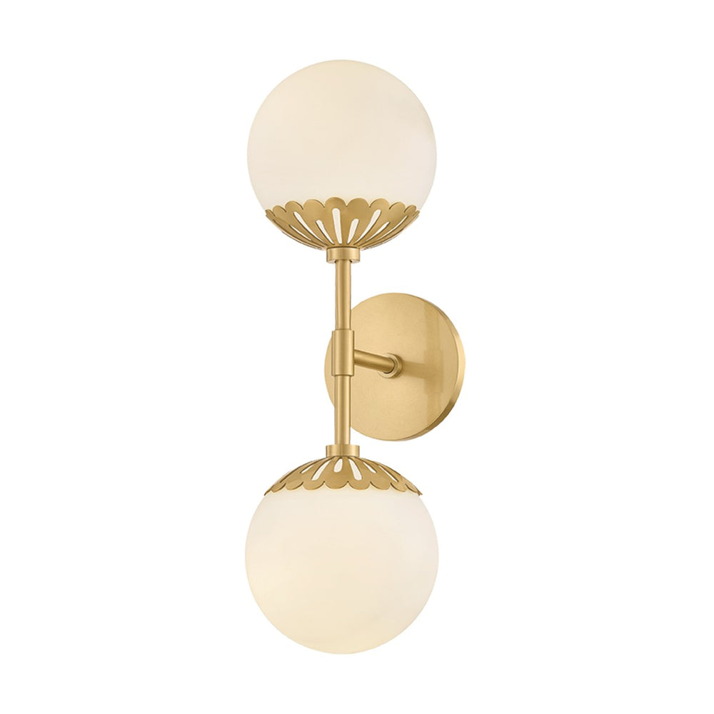 Mitzi Canada - Two Light Wall Sconce - Paige - Aged Brass- Union Lighting Luminaires Decor