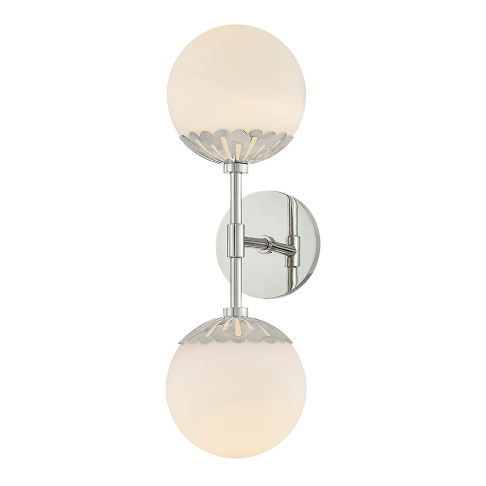 Mitzi Canada - Two Light Wall Sconce - Paige - Polished Nickel- Union Lighting Luminaires Decor