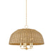 Mitzi Canada - Five Light Chandelier - Arwen - Aged Brass- Union Lighting Luminaires Decor