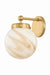 Mitzi Canada - One Light Wall Sconce - Ambra - Aged Brass- Union Lighting Luminaires Decor