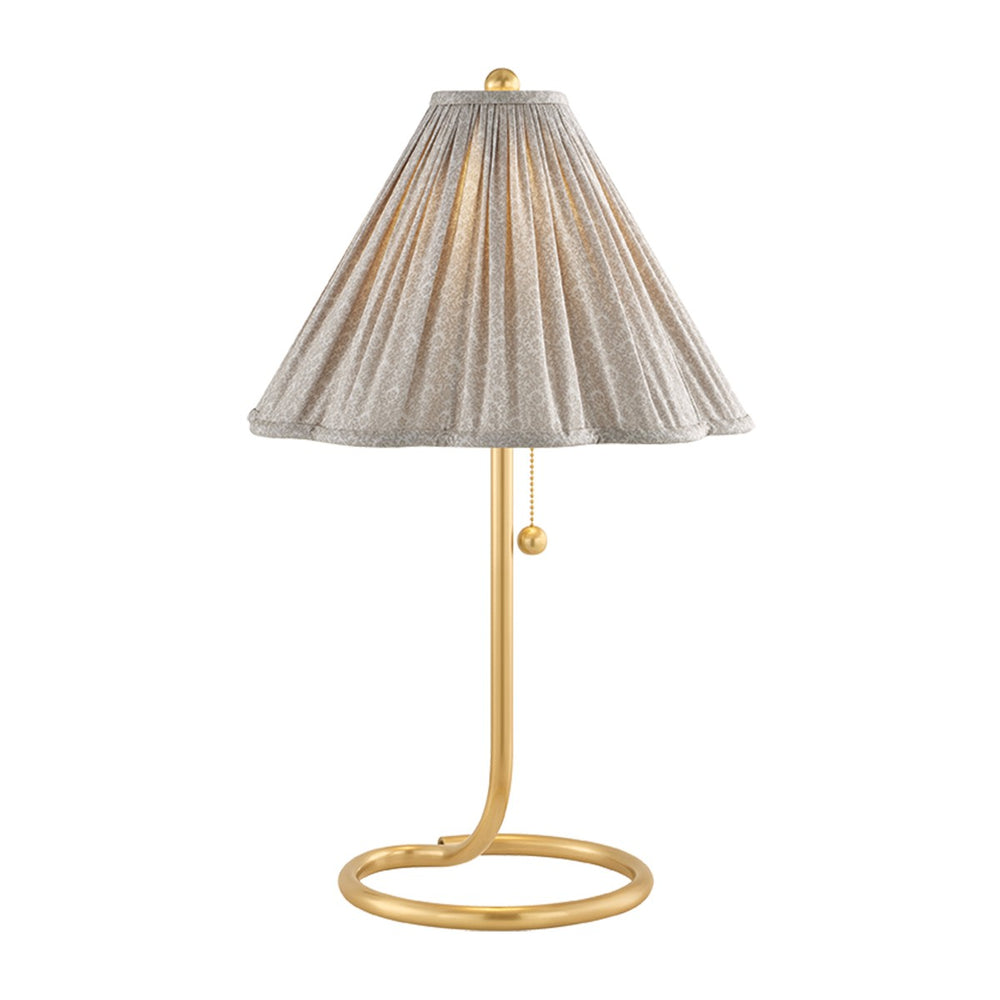 Mitzi Canada - One Light Table Lamp - Martha - Aged Brass- Union Lighting Luminaires Decor