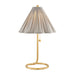 Mitzi Canada - One Light Table Lamp - Martha - Aged Brass- Union Lighting Luminaires Decor
