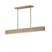 ET2 - LED Linear Pendant - Lintel - Travertine / Natural Aged Brass- Union Lighting Luminaires Decor