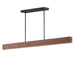 ET2 - LED Linear Pendant - Lintel - Rosso Laterite / Gunmetal- Union Lighting Luminaires Decor