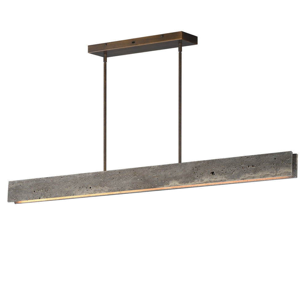 ET2 - LED Linear Pendant - Lintel - Titanium Travertine / Bronze- Union Lighting Luminaires Decor