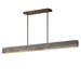 ET2 - LED Linear Pendant - Lintel - Titanium Travertine / Bronze- Union Lighting Luminaires Decor