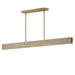 ET2 - LED Linear Pendant - Lintel - Travertine / Natural Aged Brass- Union Lighting Luminaires Decor