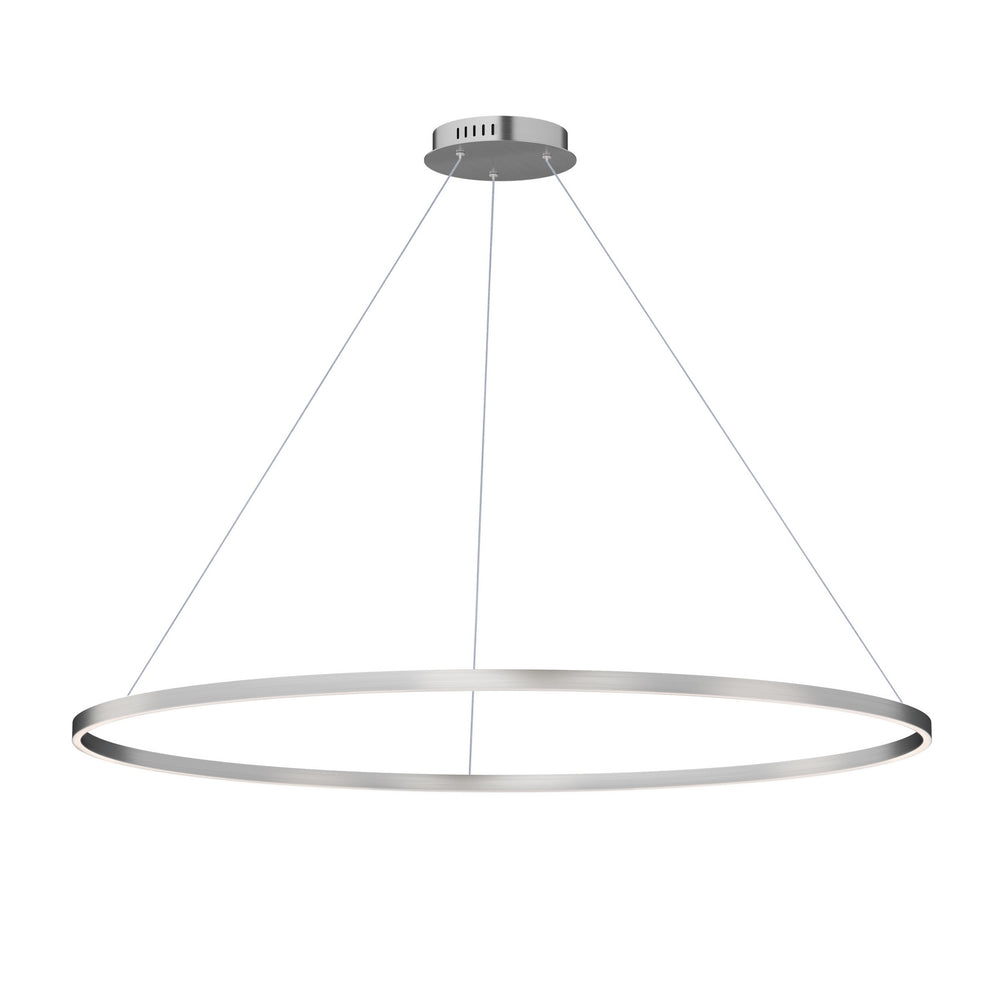 ET2 - LED Pendant - Groove WiZ - Brushed Aluminum- Union Lighting Luminaires Decor