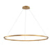ET2 - LED Pendant - Groove WiZ - Gold- Union Lighting Luminaires Decor