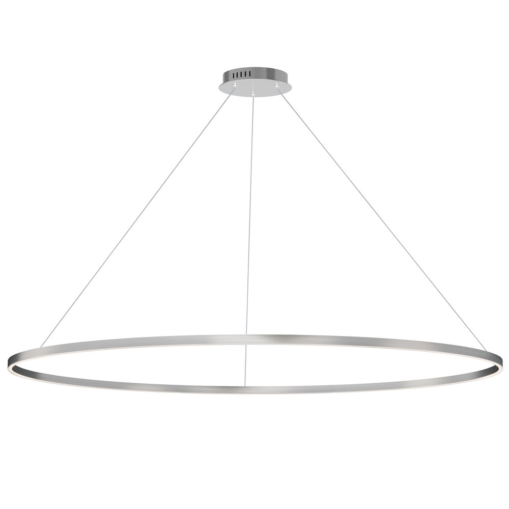 ET2 - LED Pendant - Groove WiZ - Brushed Aluminum- Union Lighting Luminaires Decor