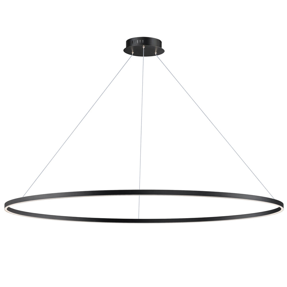 ET2 - LED Pendant - Groove WiZ - Black- Union Lighting Luminaires Decor