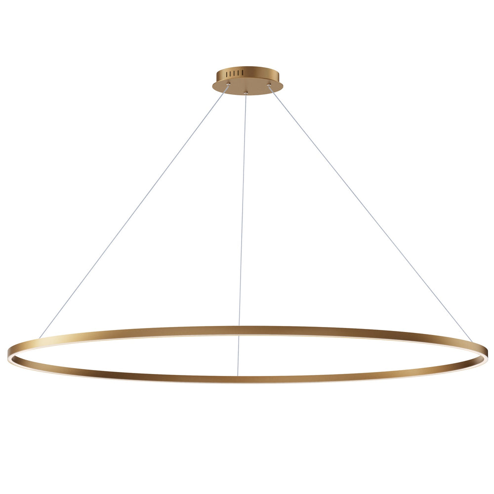 ET2 - LED Pendant - Groove WiZ - Gold- Union Lighting Luminaires Decor