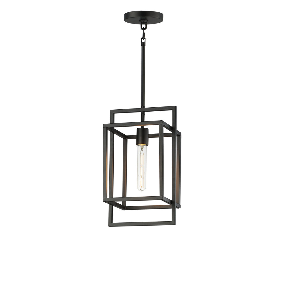 Maxim - One Light Pendant - Gridline - Black- Union Lighting Luminaires Decor