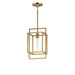 Maxim - One Light Pendant - Gridline - Natural Aged Brass- Union Lighting Luminaires Decor