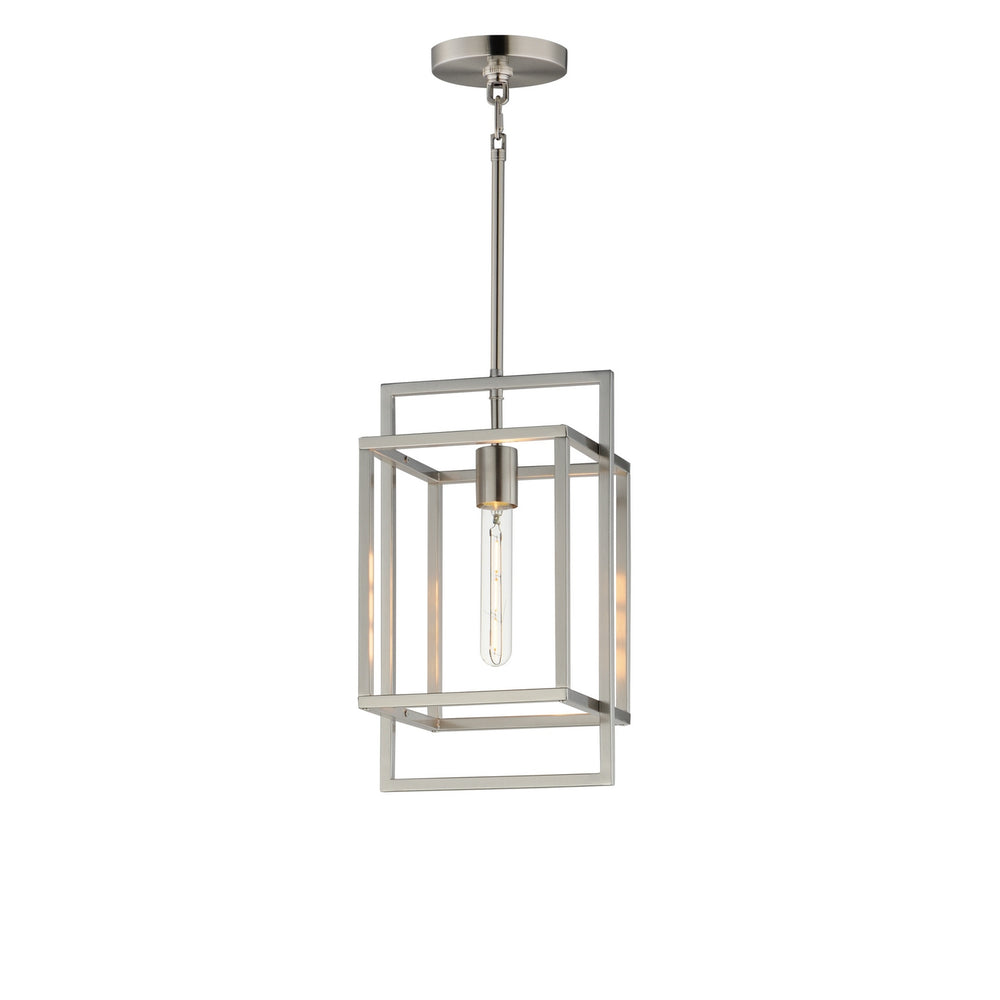 Maxim - One Light Pendant - Gridline - Satin Nickel- Union Lighting Luminaires Decor
