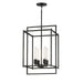 Maxim - Four Light Pendant - Gridline - Black- Union Lighting Luminaires Decor