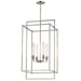 Maxim - Four Light Pendant - Gridline - Satin Nickel- Union Lighting Luminaires Decor