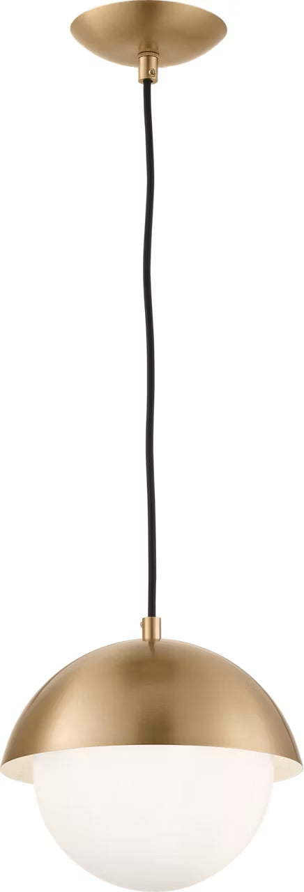 Visual Comfort Studio Canada - One Light Pendant - Hyde - Satin Brass- Union Lighting Luminaires Decor