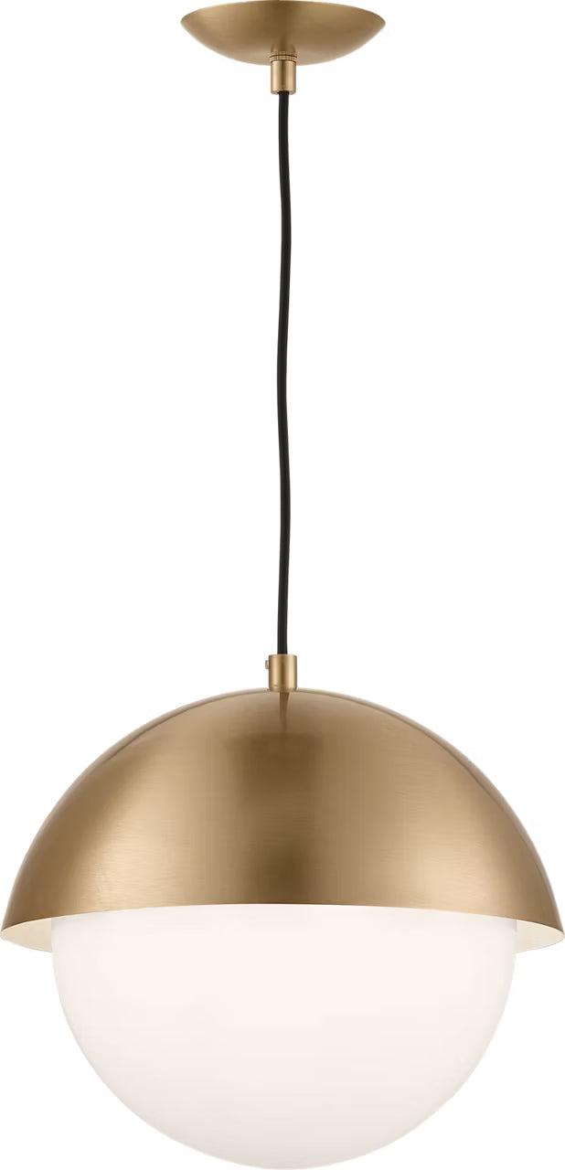 Visual Comfort Studio Canada - One Light Pendant - Hyde - Satin Brass- Union Lighting Luminaires Decor