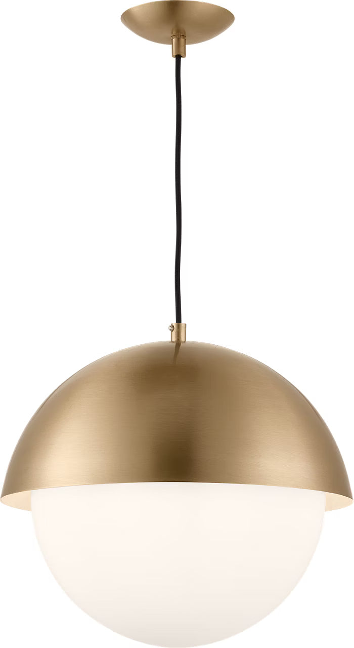 Visual Comfort Studio Canada - One Light Pendant - Hyde - Satin Brass- Union Lighting Luminaires Decor