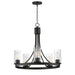 Maxim - Five Light Chandelier - Livingston - Black- Union Lighting Luminaires Decor