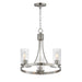 Maxim - Three Light Chandelier - Livingston - Satin Nickel- Union Lighting Luminaires Decor