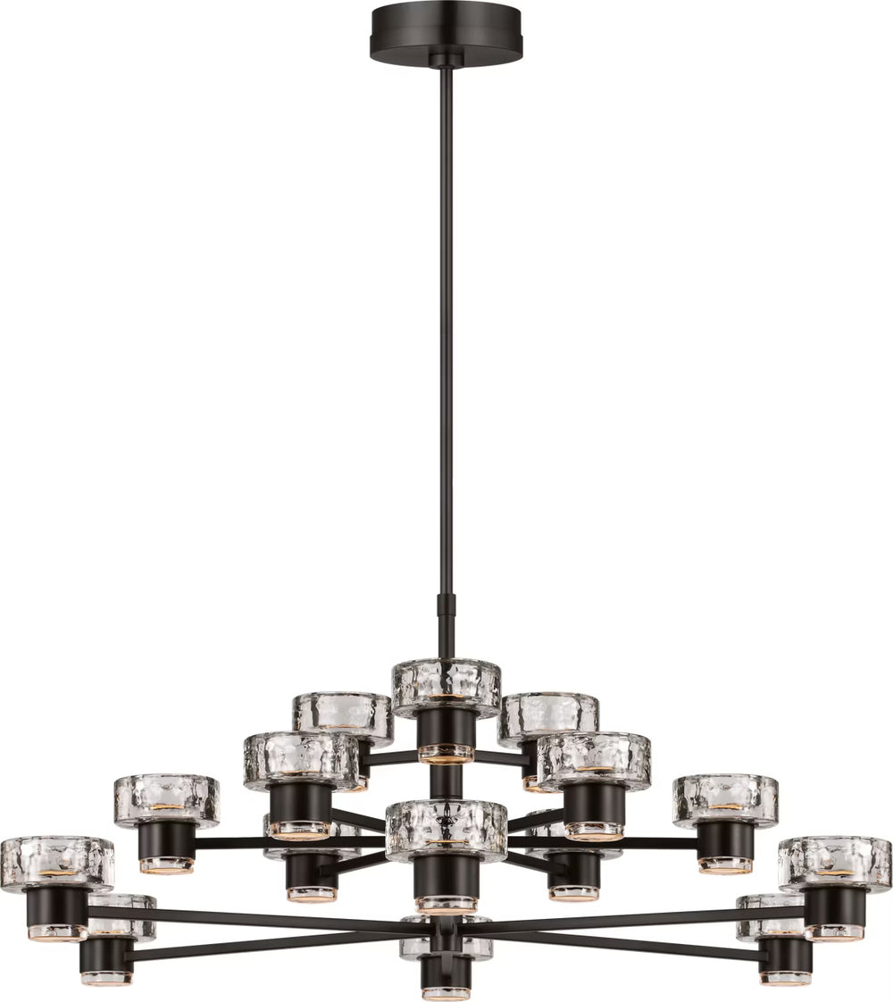 Visual Comfort Studio Canada - LED Chandelier - Holsted - Aged Iron- Union Lighting Luminaires Decor
