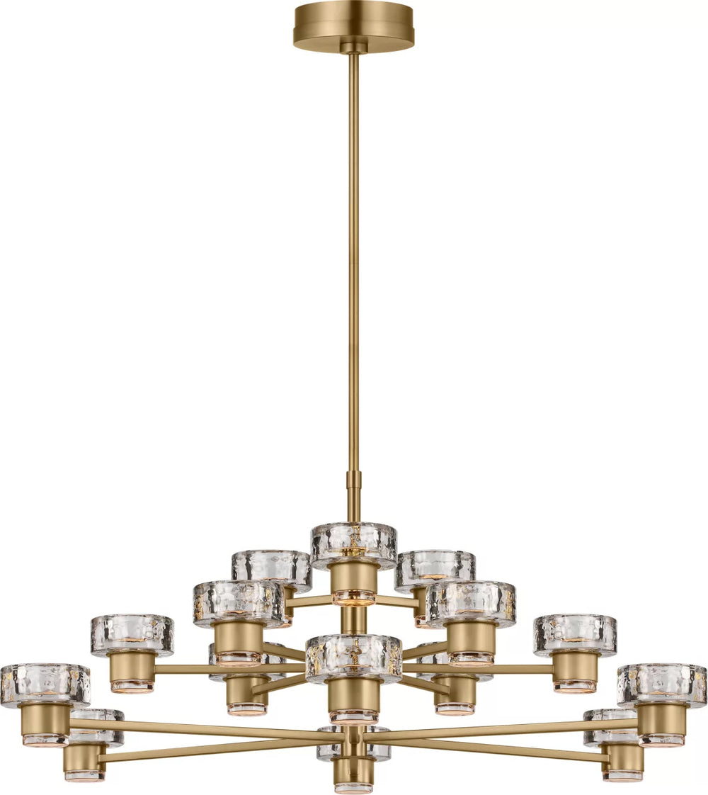 Visual Comfort Studio Canada - LED Chandelier - Holsted - Estate Brass- Union Lighting Luminaires Decor