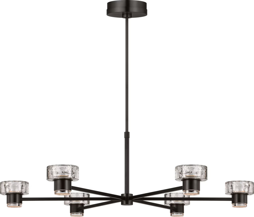 Visual Comfort Studio Canada - LED Chandelier - Holsted - Aged Iron- Union Lighting Luminaires Decor