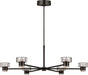 Visual Comfort Studio Canada - LED Chandelier - Holsted - Aged Iron- Union Lighting Luminaires Decor