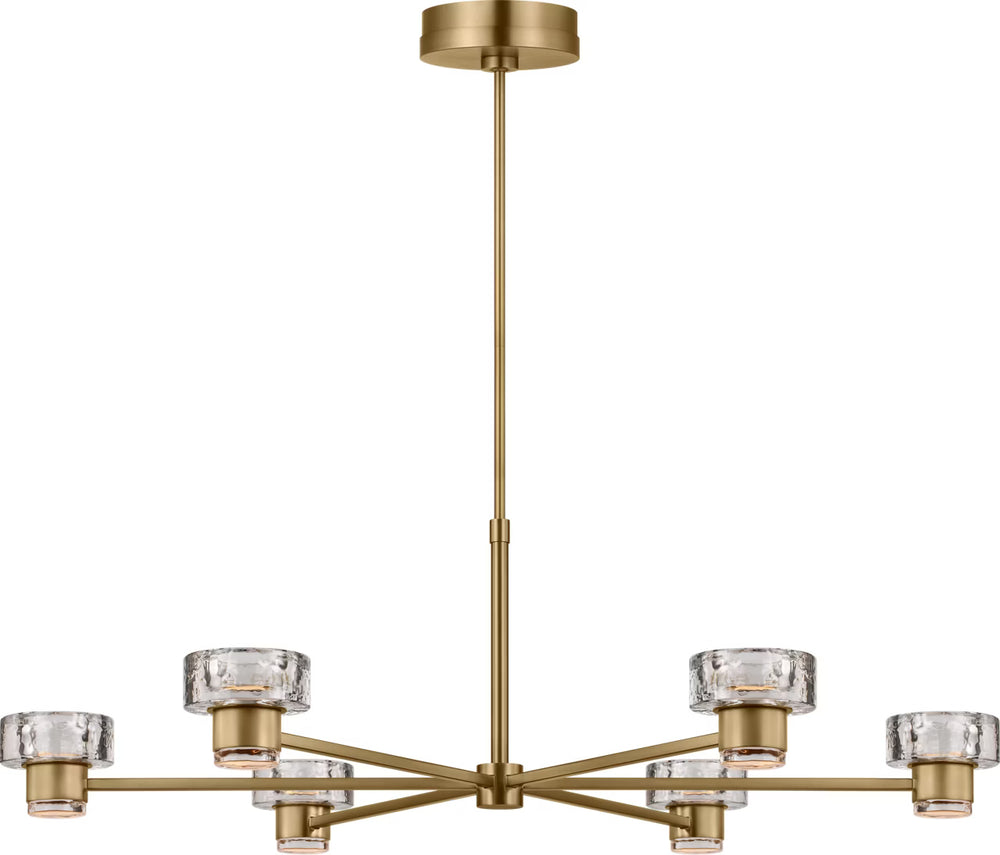Visual Comfort Studio Canada - LED Chandelier - Holsted - Estate Brass- Union Lighting Luminaires Decor