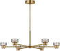 Visual Comfort Studio Canada - LED Chandelier - Holsted - Estate Brass- Union Lighting Luminaires Decor