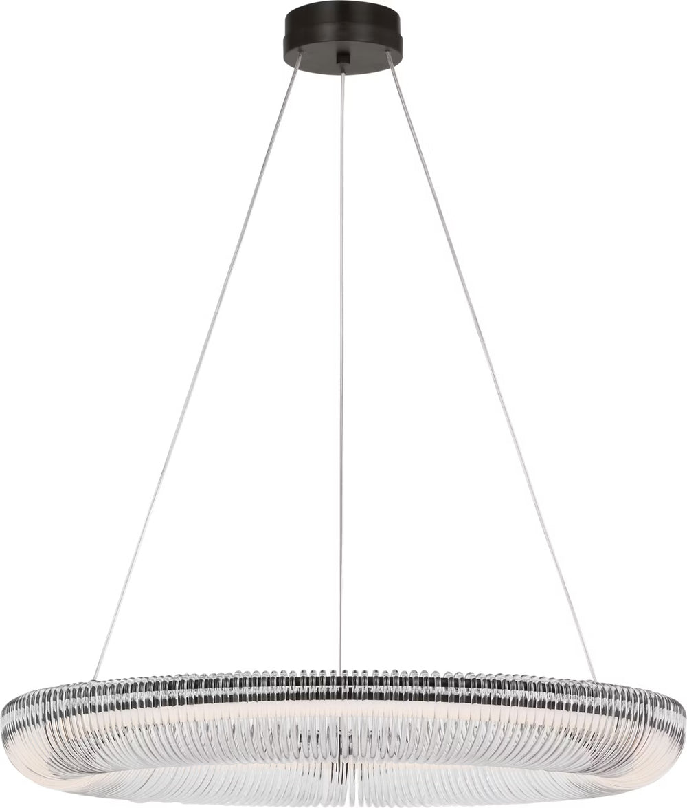 Visual Comfort Studio Canada - LED Chandelier - Pierce - Aged Iron- Union Lighting Luminaires Decor
