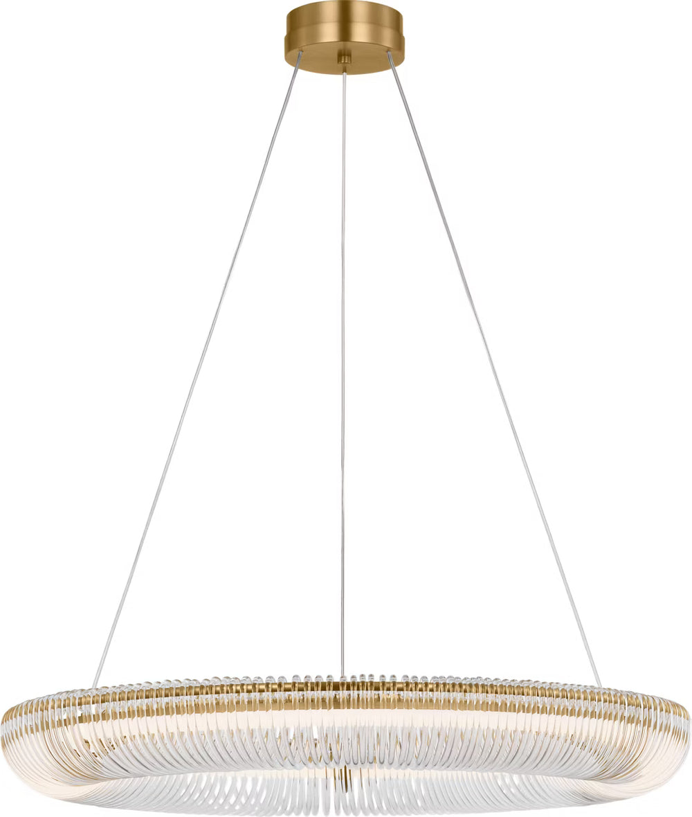 Visual Comfort Studio Canada - LED Chandelier - Pierce - Burnished Brass- Union Lighting Luminaires Decor