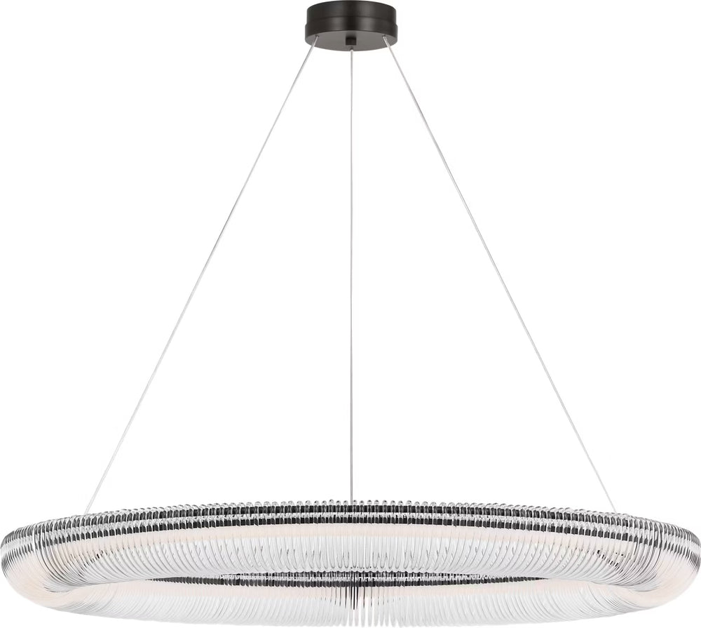 Visual Comfort Studio Canada - LED Chandelier - Pierce - Aged Iron- Union Lighting Luminaires Decor