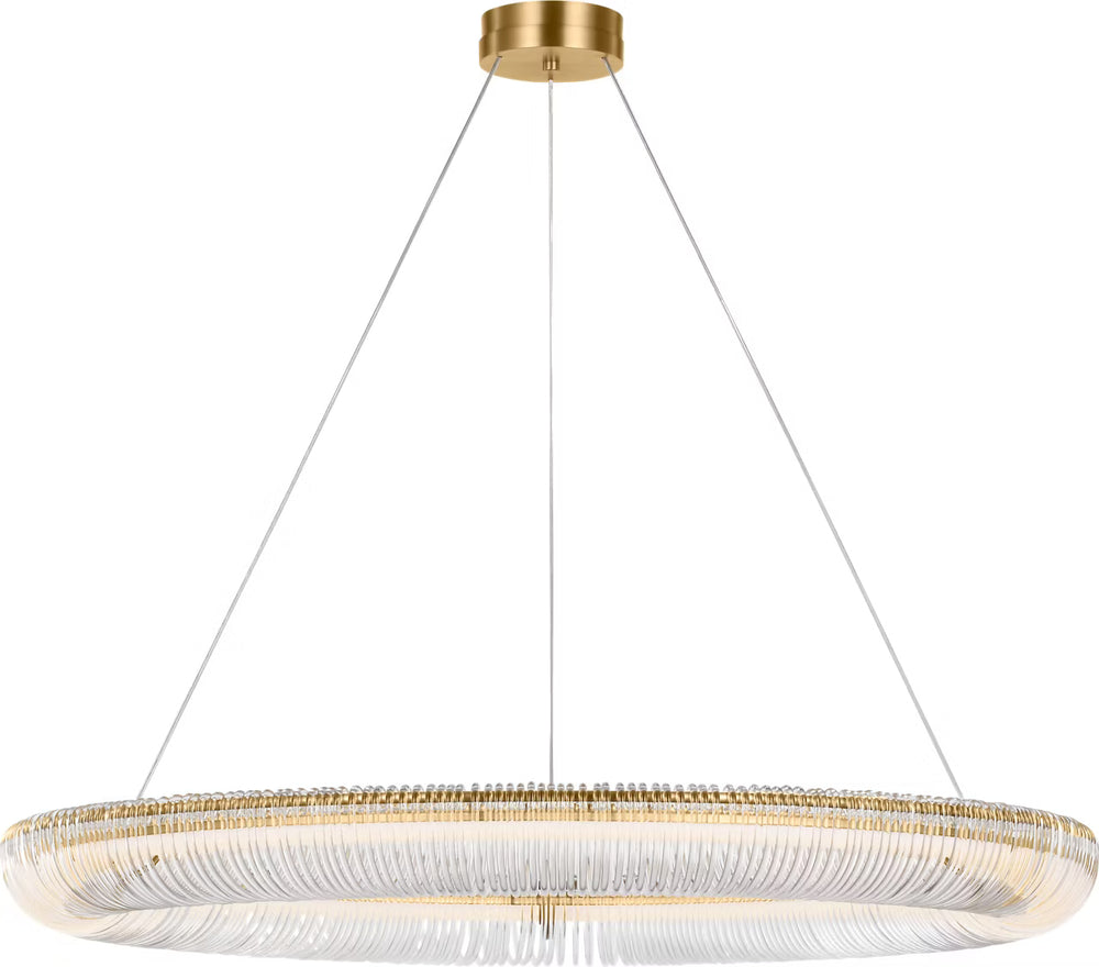 Visual Comfort Studio Canada - LED Chandelier - Pierce - Burnished Brass- Union Lighting Luminaires Decor
