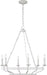 Visual Comfort Studio Canada - Six Light Chandelier - Brighton - Aged Pewter- Union Lighting Luminaires Decor