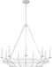 Visual Comfort Studio Canada - Nine Light Chandelier - Brighton - Aged Pewter- Union Lighting Luminaires Decor