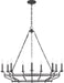 Visual Comfort Studio Canada - Nine Light Chandelier - Brighton - Italian Rust- Union Lighting Luminaires Decor