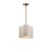 Maxim - One Light Pendant - Corsica - Natural Aged Brass- Union Lighting Luminaires Decor