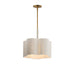 Maxim - Three Light Pendant - Corsica - Natural Aged Brass- Union Lighting Luminaires Decor