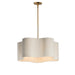 Maxim - Five Light Pendant - Corsica - Natural Aged Brass- Union Lighting Luminaires Decor