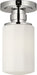 Visual Comfort Studio Canada - One Light Flush Mount - Fairfax - Polished Nickel- Union Lighting Luminaires Decor